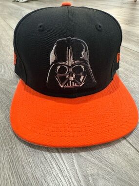 New Era San Francisco Giants Black and Orange Darth Vader Snapback Hat